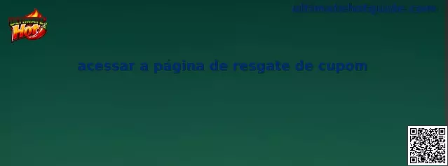 Guía visual para acessar a página de resgate de cupom en Ultimate Hot